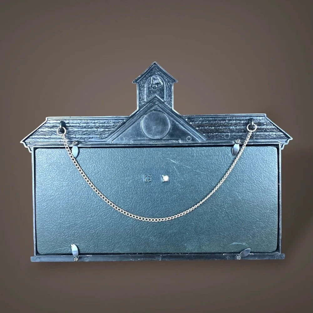 School House Metal Photo Frame Wall Hanging 12 Grades 1990s Price One, Two Avail